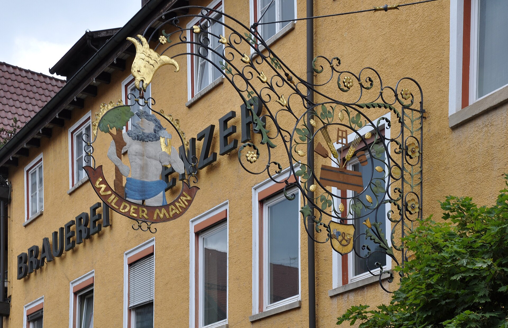 Wilder Mann in Bad Urach